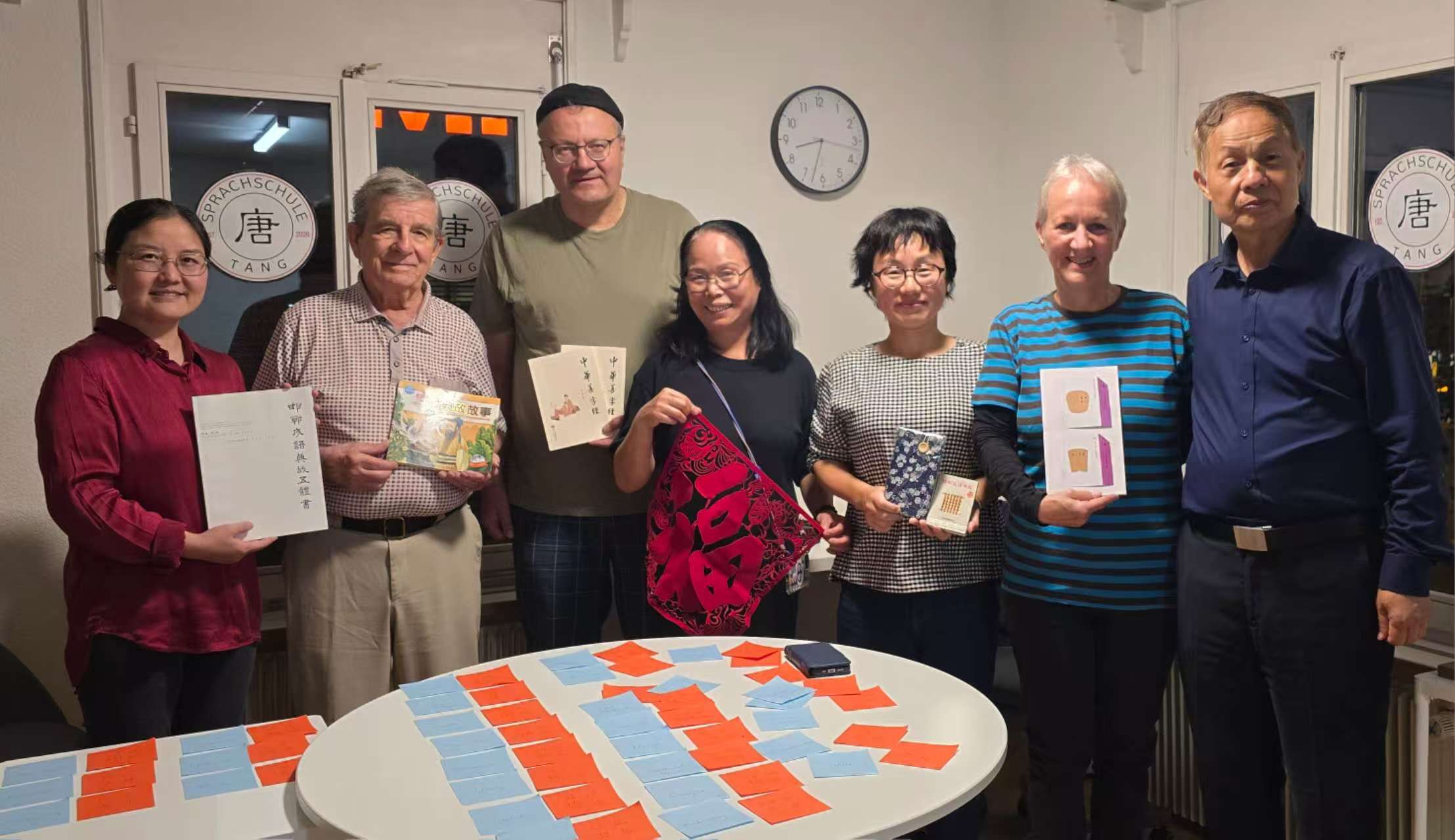 教师节，瑞士唐堂语言学校的“德汉角”